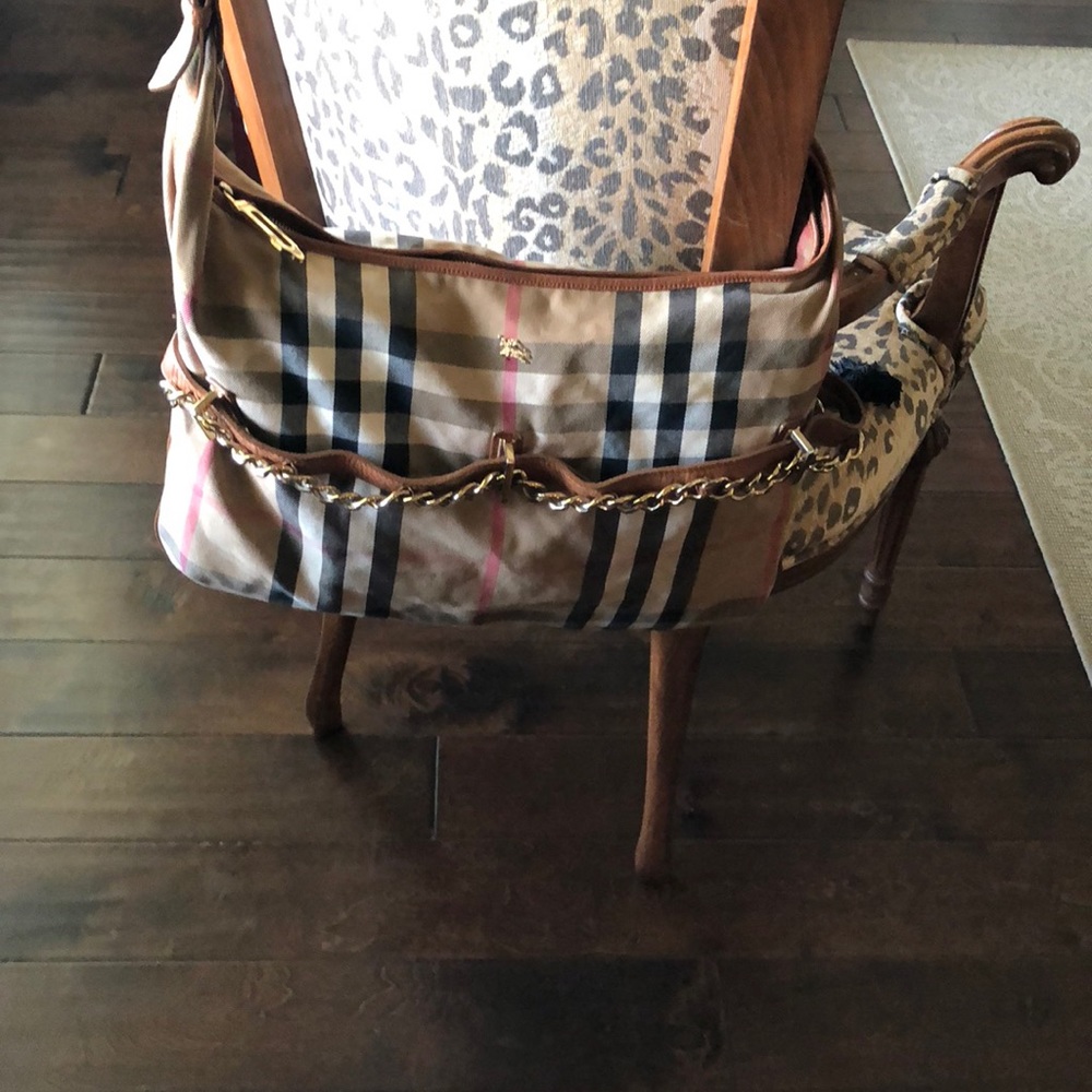 Vintage Burberry Crossbody Tote